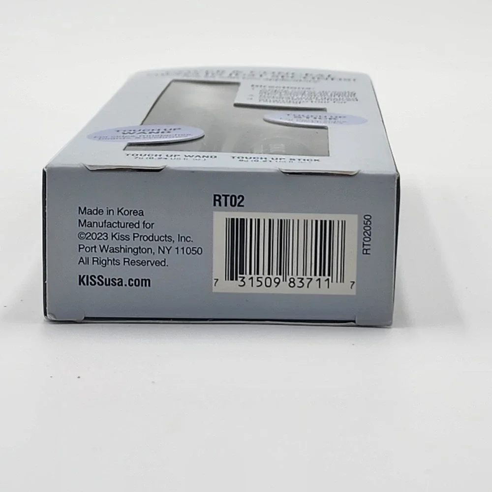 Kiss Root Touch Up Instant‎ Gray Coverage Natural Black 2 Applicators in Kit New